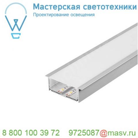 213504 slv glenos pro-8832 100 профиль встраиваемый, 1 м, с экраном, алюминий