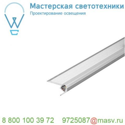 213582 slv glenos f-4827 up 200 профиль для окантовки ступеней, 2 м, с экраном, алюминий