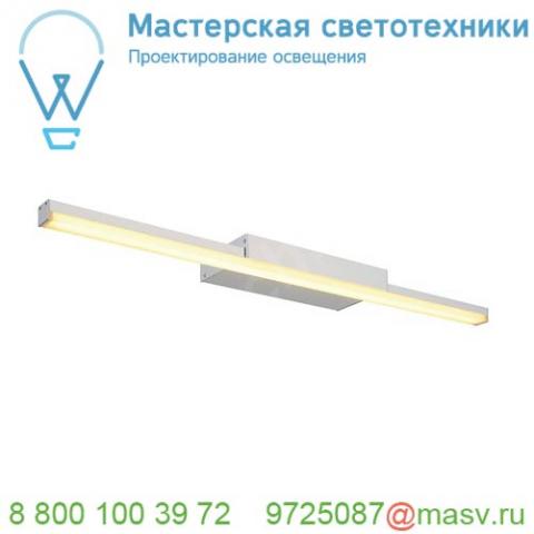 146804 slv glenos 60 wl-1 светильник накладной 17вт с led 3000к, 1000лм, 120°, серебристый