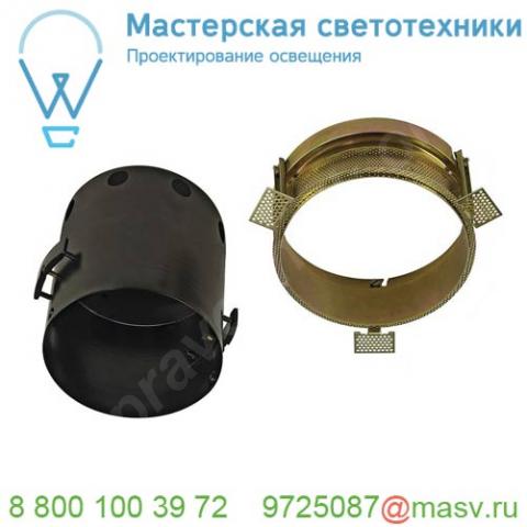 115674 slv aixlight® pro, 1 frameless round корпус без рамки для 1-го светильника module, черный