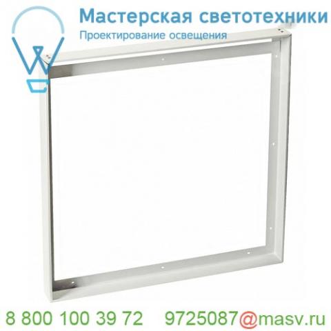 158772 slv led panel, рама для накладного монтажа светильников 62x62 см, белый