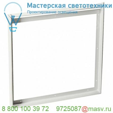 158762 slv led panel, рама для накладного монтажа светильников 60x60 см, белый