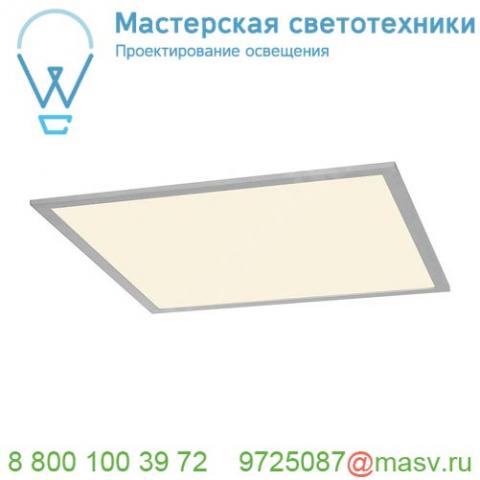 158753 slv i-vidual led panel 62x62 светильник встраиваемый с led 35вт, 3000к, 3250лм, без бп