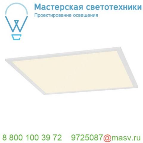 158703 slv i-vidual panel 60x60 светильник встраиваемый 1000ма 40вт с led 3000к, 3250лм, ugr<22, без