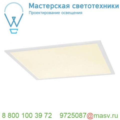 1001445 slv i-vidual panel 62x62 светильник встраиваемый 1000ма 34вт с led 3000к, 3700лм, ugr<19