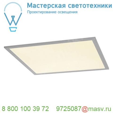 158823 slv i-vidual led panel 60x60 свет-к встраив. , прочная рама, с led 35вт, 3000к, 3450лм, без