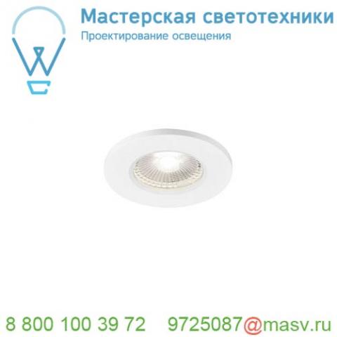 1001018 slv kamuela eco светильник встраиваемый ip65 6. 5вт с led 4000к, 400лм, 38°,белый