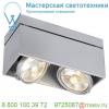 117114 slv kardamod square es111 double светильник потолочный для ламп es111 2x75вт макс.