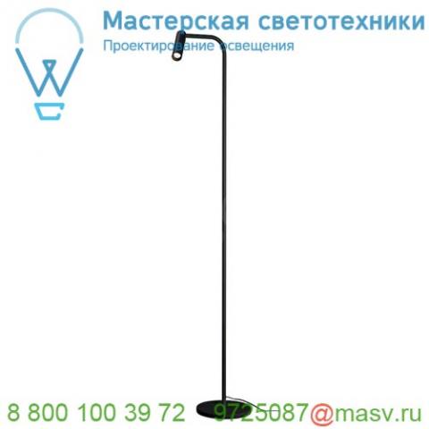 1001463 slv karpo fl светильник напольный 6. 5вт с led 3000к, 330лм, 40°, черный