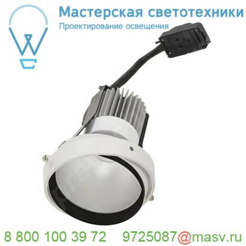 115451 slv aixlight® pro, led disc module светильник с fortimo led 12вт, 2700k, 800лм, 50°, белый /