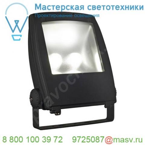 1001644 slv flood light 32 светильник ip65 81вт с led 5700к, 7200лм, 90°, кабель 2м с вилкой, черный