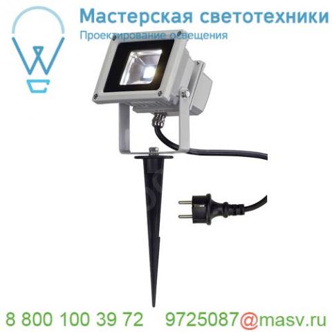 1001633 slv outdoor beam 12 светильник накладной ip65 11вт с led 5700к, 800лм, 100°, серебристый (ex