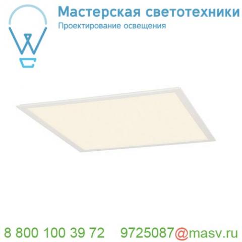 158602 slv led panel 60х60 светильник встраиваемый 230в c 56 smd led 39. 5вт, 2700к, 3250лм, 110°