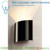 151600 slv led sail wl-1 светильник настенный 3. 5вт с led 3000k, 110лм, черный глянцевый