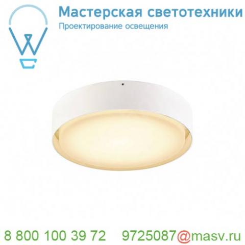 1001855 slv lipa светильник накладной ip54 24вт c led 3000к/4000к, 1600лм, белый