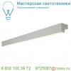 1001304 slv l-line 120 led светильник накладной ip44 18. 5вт с led 3000к, 1650лм, 120°, серебристый