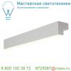 1001300 slv l-line 60 led светильник накладной ip44 10вт с led 3000к, 820лм, 120°, серебристый (ex