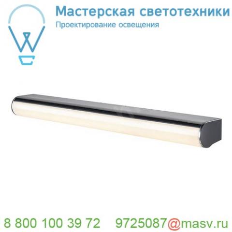 1002191 slv marylin 60 светильник накладной ip44 15вт с led 3000к, 1000лм, хром/ белый