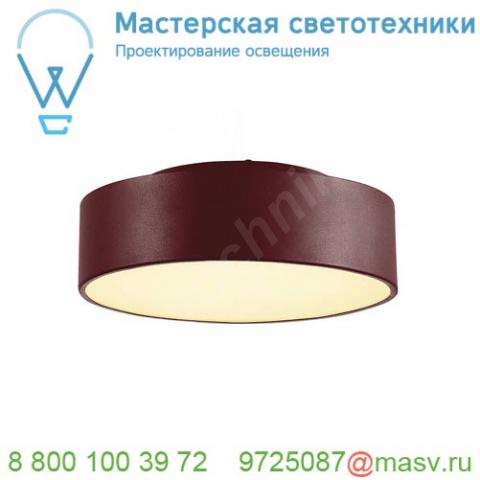 135026 slv medo 30 led светильник накладной 16вт с led 3000к, 1200лм, бордовый