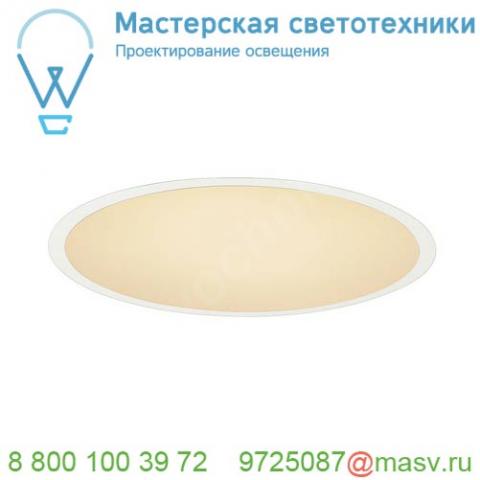 135061 slv medo 30 led frame светильник встраиваемый 31вт с led 3000к, 2125лм, 105°, ugr<22, белый