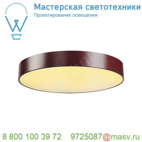 135126 slv medo 60 led светильник накладной 40вт с led 3000к, 3500лм, 105°, димм. 1-10в, бордовый