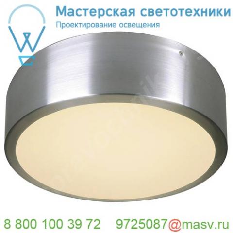 149276 slv medo led светильник накладной с smd led 18вт (22вт), 3000к, 1300лм, матированный алюминий