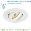 113500 slv new tria 78 round mr16 cs светильник встраиваемый 12в для лампы mr16 50вт макс. , белый