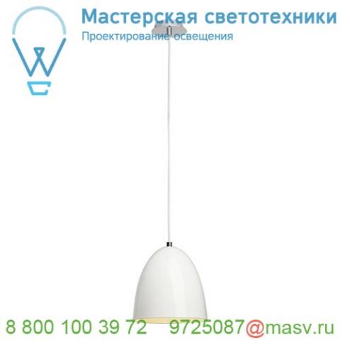 133001 slv para cone 20 светильник подвесной для лампы e27 60вт макс. , белый глянцевый