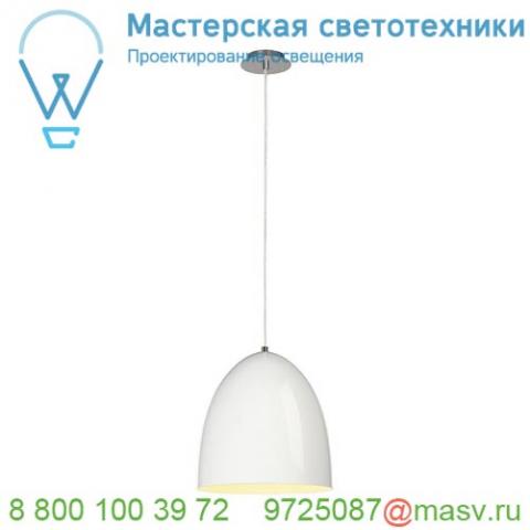 133011 slv para cone 30 светильник подвесной для лампы e27 60вт макс. , белый глянцевый