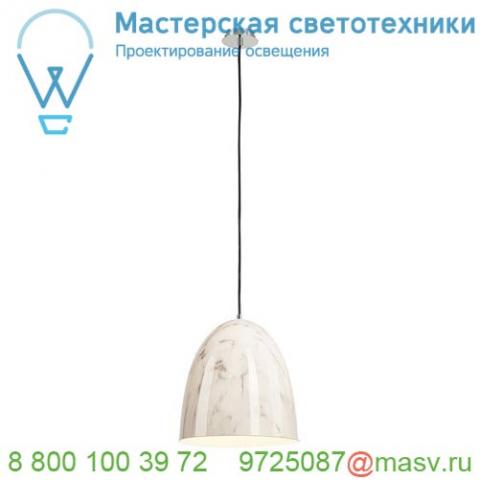 133018 slv para cone 30 светильник подвесной для лампы e27 60вт макс. , белый под мрамор