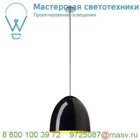 133070 slv para cone 40 светильник подвесной для лампы e27 60вт макс. , черный глянцевый/ золото