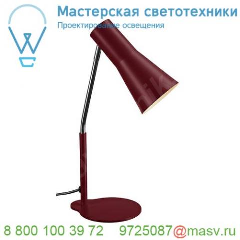 146006 slv phelia tl светильник настольный для лампы gu10 35вт макс. , бордовый (ral3005)