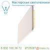 148093 slv plastra rectangular светильник настенный 19вт с led 3000к, 1200лм, белый гипс