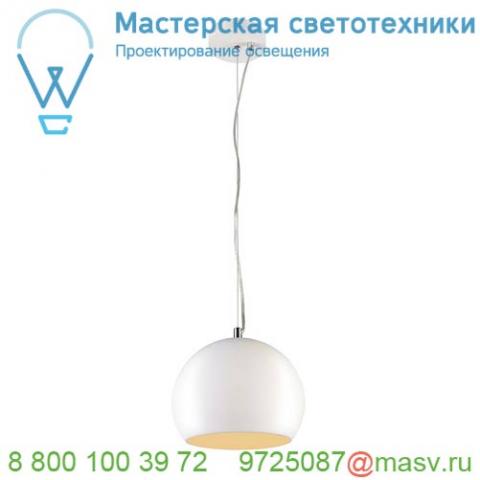 1002047 slv plastra globe 25 pd-2 светильник подвесной для лампы gх53 11вт макс. , белый гипс