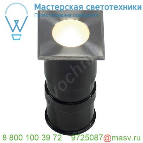 228342 slv power trail-lite square светильник встраиваемый ip67 350ма 1. 4вт c led 3000к, 45лм, 60°