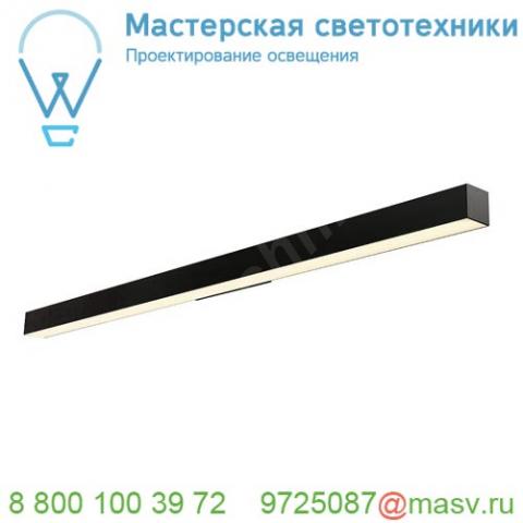 1000669 slv q-line wall led светильник настенный 45вт с led 3000к, 3800лм, 110°, черный