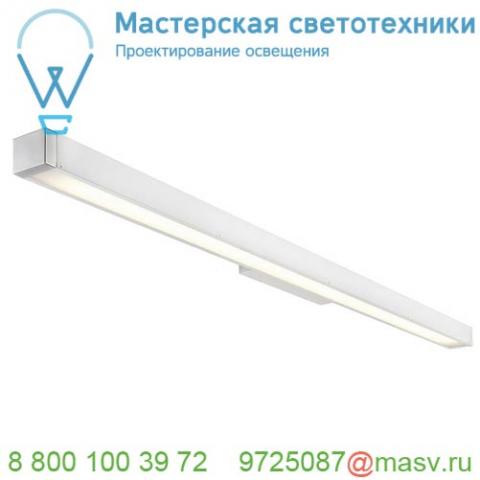 155001 slv q-line wall светильник настенный с эпра для лампы т16 g5 35вт, белый / хром