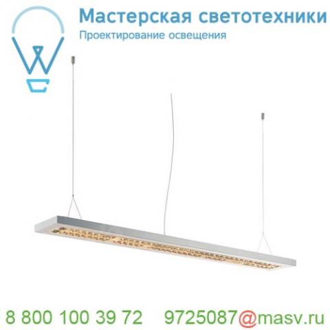 158961 slv rasto led 1245х175 светильник потолочный 36вт с led 3000к, 4100лм, ugr<19, белый