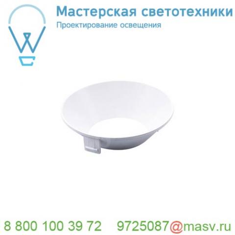 1001826 slv renisto round l, cover панель фронтальная, белый