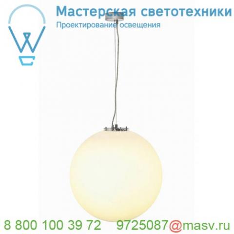 165400 slv rotoball 50 pd светильник подвесной для лампы e27 24вт макс. , серебристый/ белый