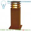 229420 slv rusty square 40 светильник ландшафтный ip55 для лампы e27 11вт макс. , бурый