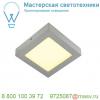 163003 slv senser square 10w светильник накладной 230v c smd led 10вт (14вт), 3000к, 500лм, c бп