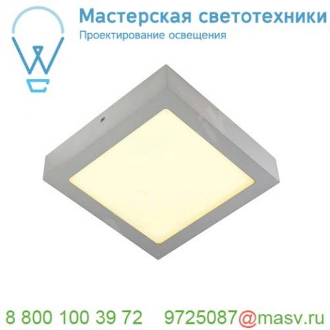 163013 slv senser square 14w светильник накладной 230v c smd led 14вт (18вт), 3000к, 840лм, c бп