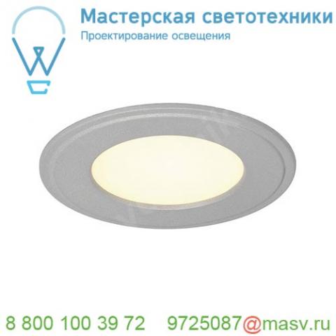 162733 slv senser round 6w светильник встраиваемый 350ма c smd led 6вт, 3000к, 240лм, без бп