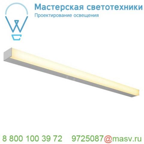 1001288 slv sight 115 светильник накладной 37. 3вт c led 3000к, 3100лм, серебристый (ex 160194)