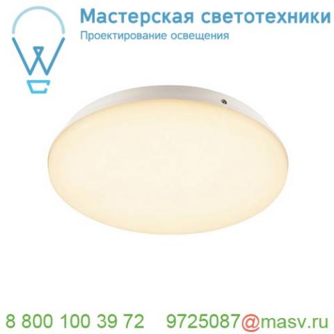 163021 slv sima round sensor светильник накладной ip44 27вт c датчиком движения и led 3000к, 2300лм