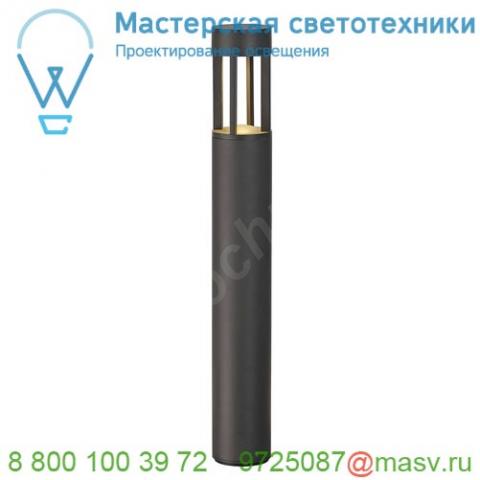 231455 slv slots 65 светильник ландшафтный ip44 6. 3вт с led 3000к, 200лм, антрацит