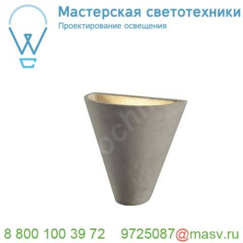 155751 slv soprana solid wl-2 светильник настенный для лампы gu10 25вт макс. , серый бетон