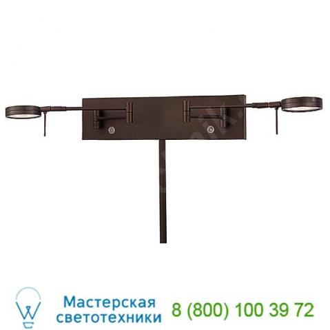 Georges reading room p4309 led swing arm wall light (copper bronze patina) - open box return george