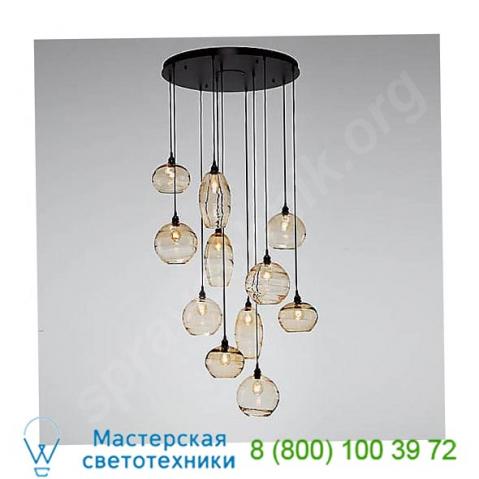 Hammerton studio chb0048-03-fb-oa-c01-e2 misto round multi light pendant light, светильник